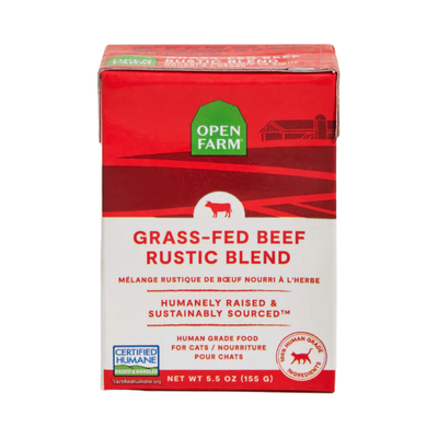 Wet Cat Food - Grass Fed Beef Rustic Blend