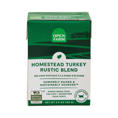 *(Please Use By 2026-10-31)* Wet Cat Food - Homestead Turkey Rustic Blend - 5.5 oz