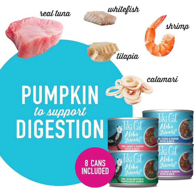 Canned Cat Food - ALOHA FRIENDS - Variety Pack