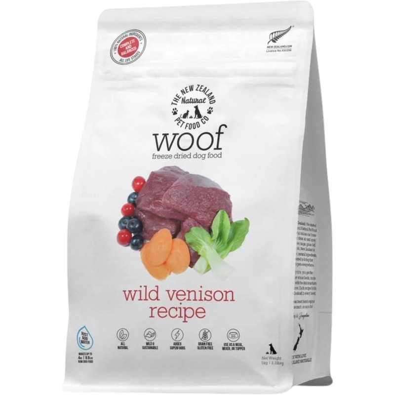 Freeze Dried Dog Food - Woof - Wild Venison