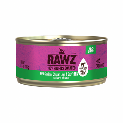 Canned Cat Food - Pâté - 96% Chicken, Chicken Liver & Goat's Milk