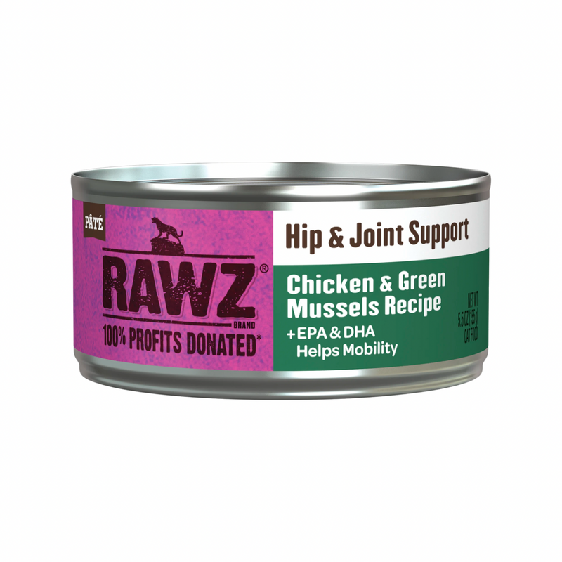 Canned Cat Food - Hip & Joint Support - Chicken & Green Mussels Pâté
