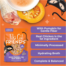 Wet Cat Food - Friends - Minced Chicken, Pumpkin & Tuna in Broth