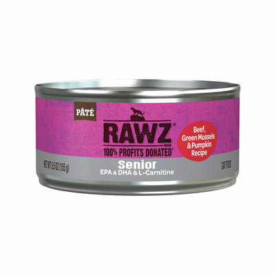Canned Cat Food - Senior - Beef, Green Mussels & Pumpkin Pâté