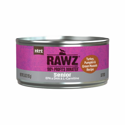 Canned Cat Food - Senior - Turkey, Pumpkin & Green Mussels Pâté