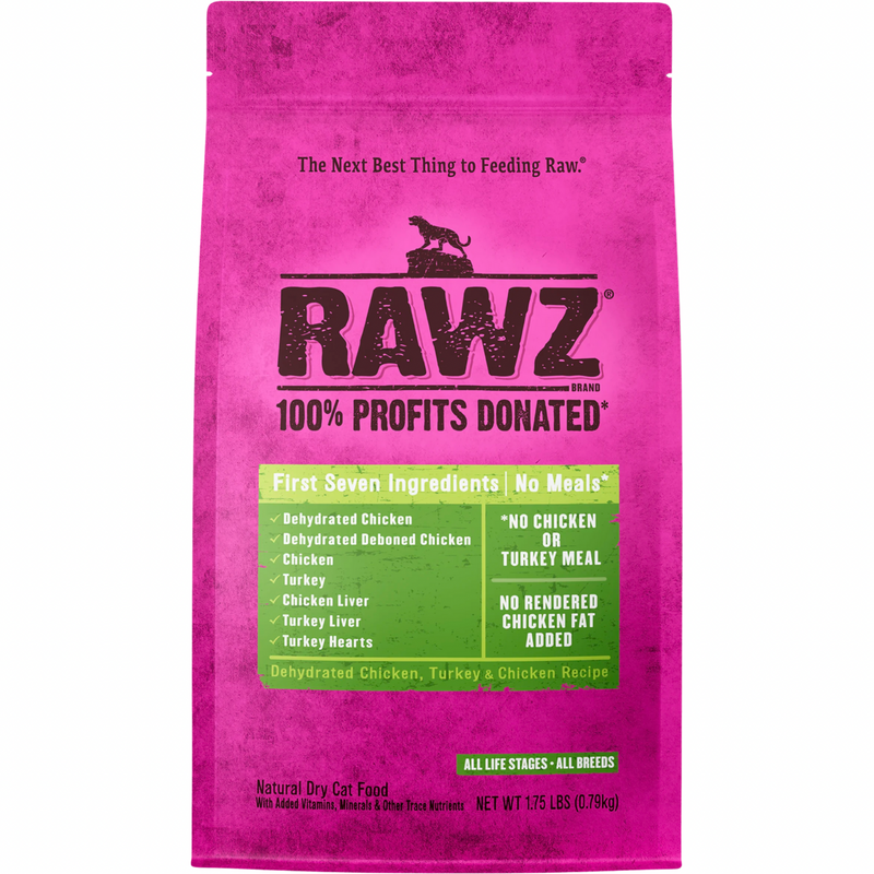 无肉粉猫干粮 - 鸡肉，脱水火鸡 & 鸡肉配方