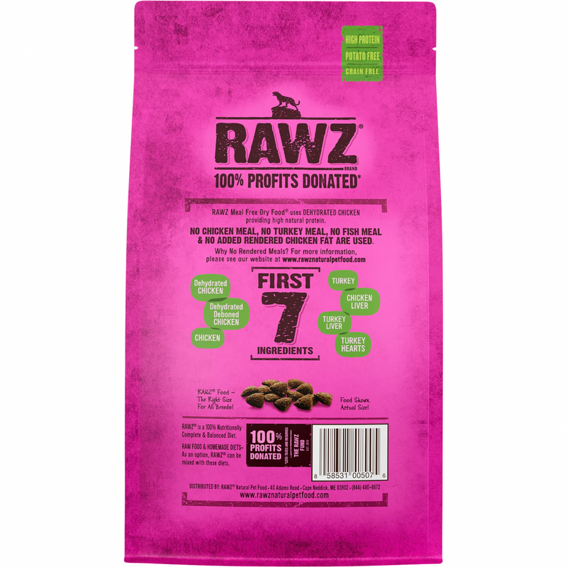 无肉粉猫干粮 - 鸡肉，脱水火鸡 & 鸡肉配方