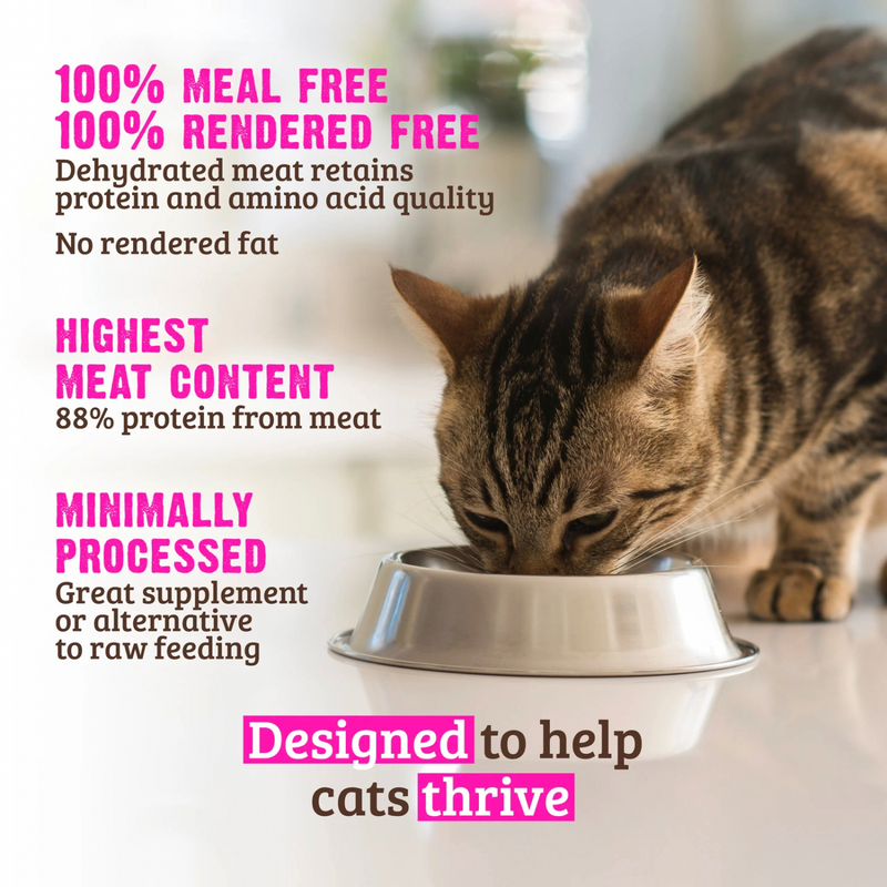 无肉粉猫干粮 - 鸡肉，脱水火鸡 & 鸡肉配方