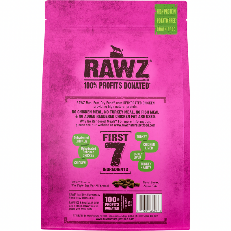 无肉粉猫干粮 - 鸡肉，脱水火鸡 & 鸡肉配方