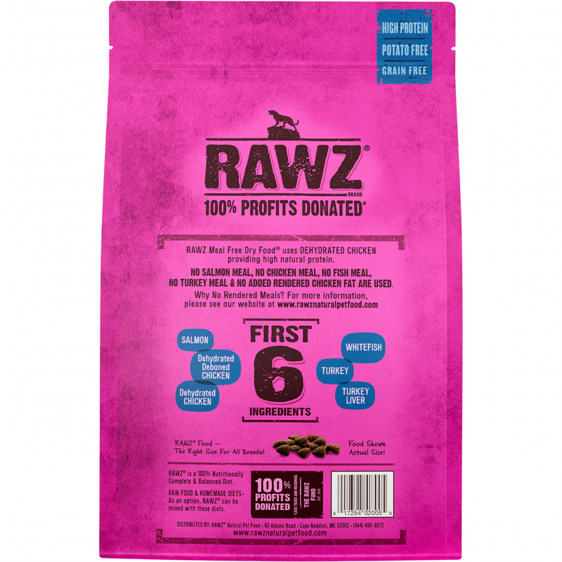 无肉粉猫干粮 - 三文鱼，脱水鸡肉 & 白鱼配方