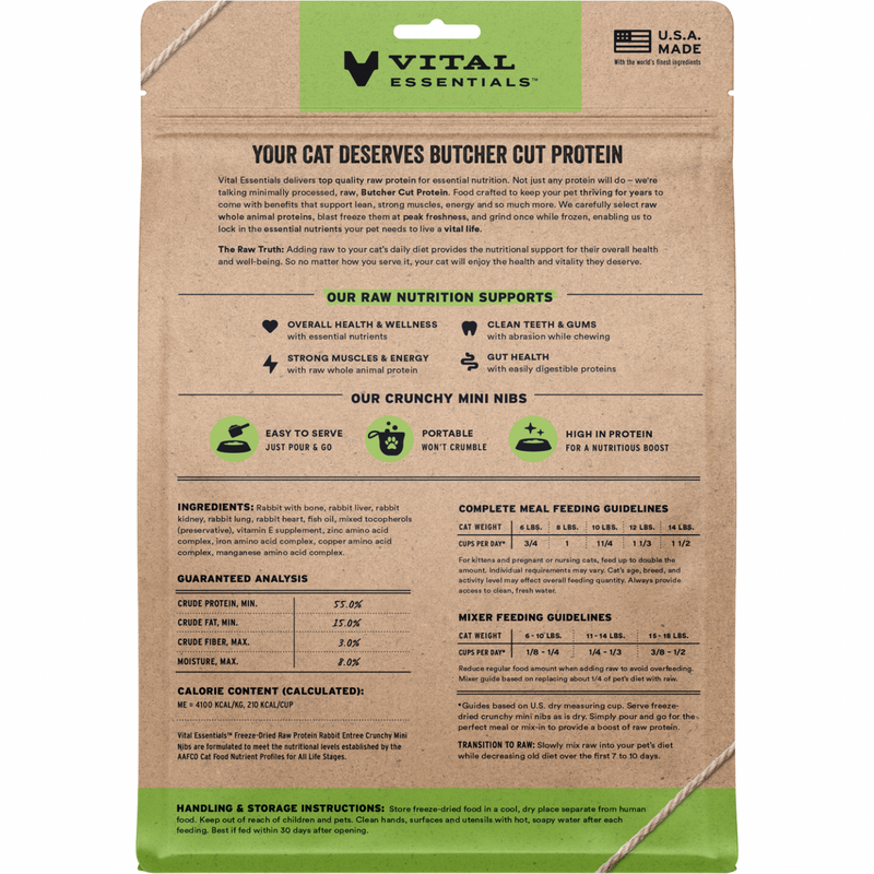 猫主食冻干 - 迷你兔肉粒