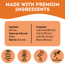 Dog & Cat Treat - Hogs & Kisses - Premium Dehydrated Protein Pork Liver