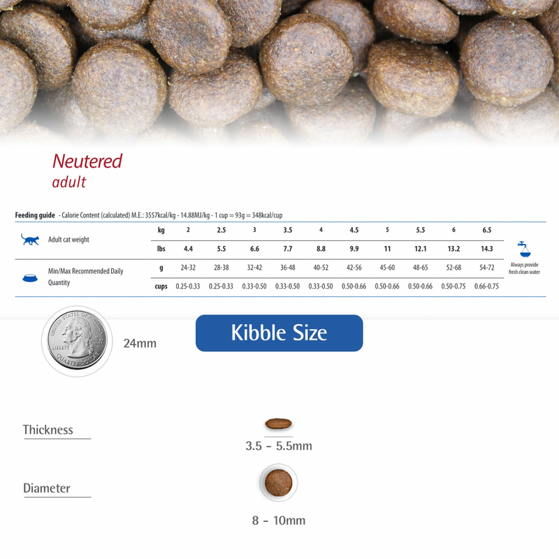 Dry Cat Food - N & D - ANCESTRAL GRAIN - Chicken & Pomegranate - Neutered