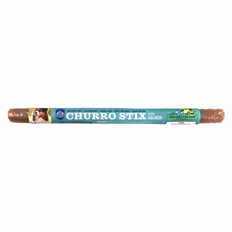 Himalayan Dog Chew - 10" Churro Stix with Salmon