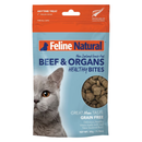 Traitement de chat lyophilisé - Mides saines - Bœuf et organes - 1,76 oz