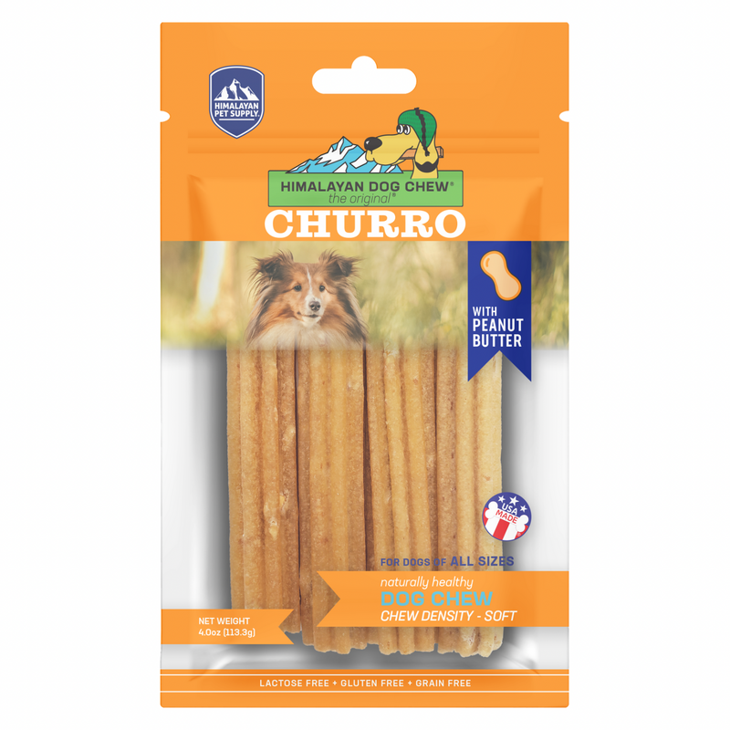 Himalayan Dog Chew - Churro with Peanut Butter