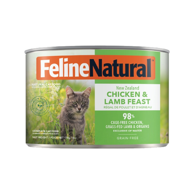 Nourriture pour chats en conserve - Fête de poulet et d'agneau