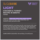 Wet Cat Food Topper - SOLUTIONS - Light - Chicken & Turkey Recipe in Broth