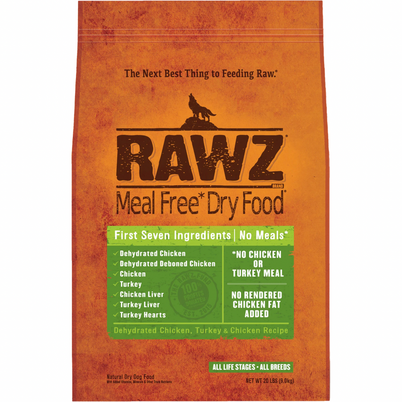 Dry Dog Food - Meal Free Dehydrated Chicken, Turkey & Chicken Recipe