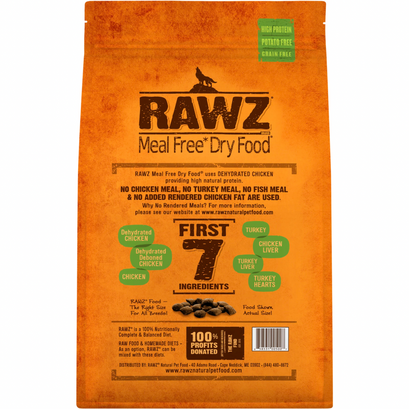 Dry Dog Food - Meal Free Dehydrated Chicken, Turkey & Chicken Recipe