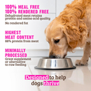 Dry Dog Food - Meal Free Dehydrated Chicken, Turkey & Chicken Recipe