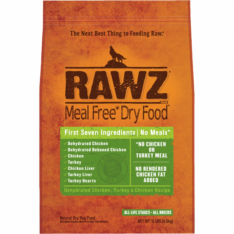 Dry Dog Food - Meal Free Dehydrated Chicken, Turkey & Chicken Recipe