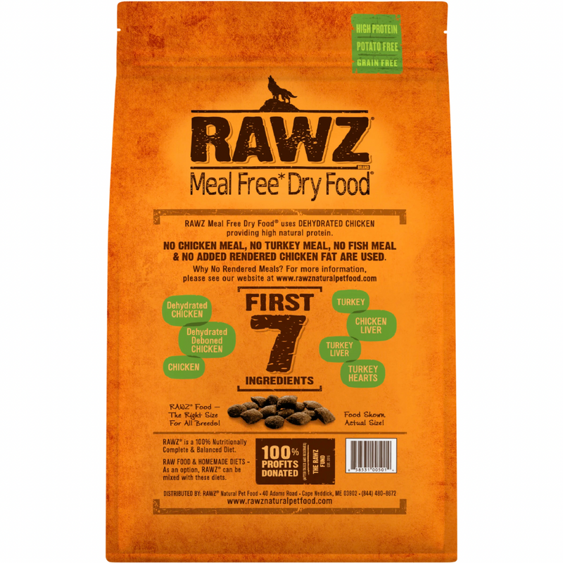 Dry Dog Food - Meal Free Dehydrated Chicken, Turkey & Chicken Recipe