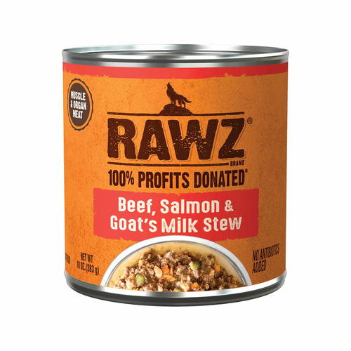 Canned Dog Food - STEW - Beef, Salmon & Goat's Milk