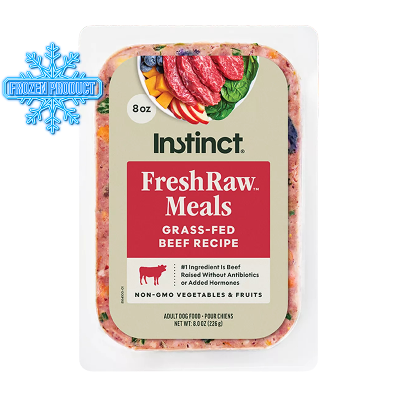 *(Please Use By 2026-11-23/ 2026-12-07)* Frozen Raw Dog Food - FreshRaw Meals - Grass Fed Beef Recipe - Adult