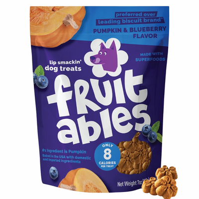 Crunchy Baked Dog Treat - Pumpkin & Blueberry Flavor