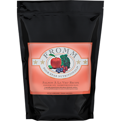 *(Please Use By 2026-05-03)* Dry Cat Food - FOUR STAR - Salmon À La Veg Recipe - 4 Lb