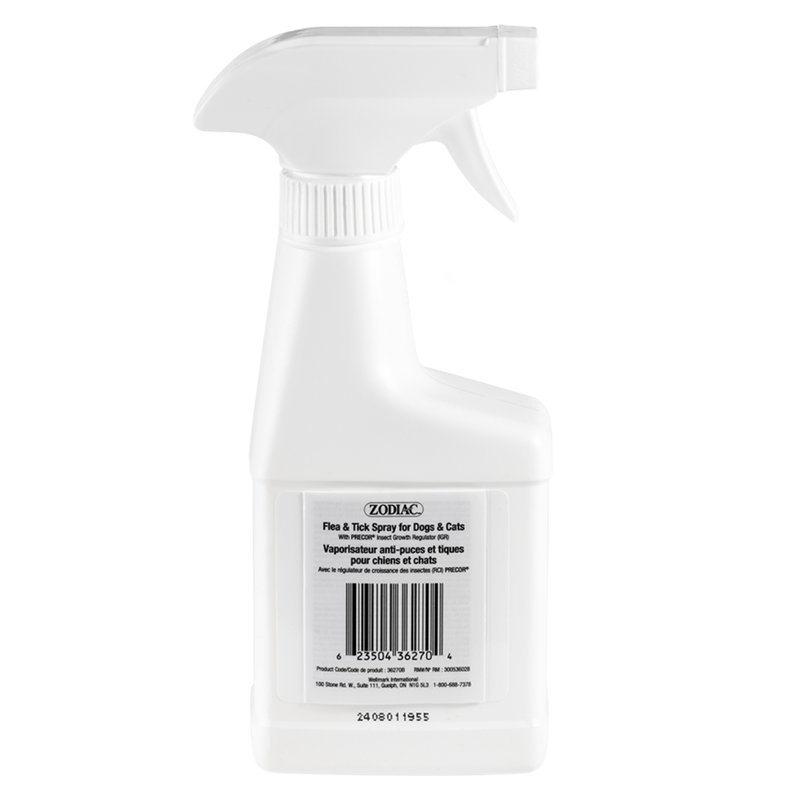 Flea & Tick Spray For Dogs & Cats - with PRECOR® Insect Growth Regulator (IGR)
