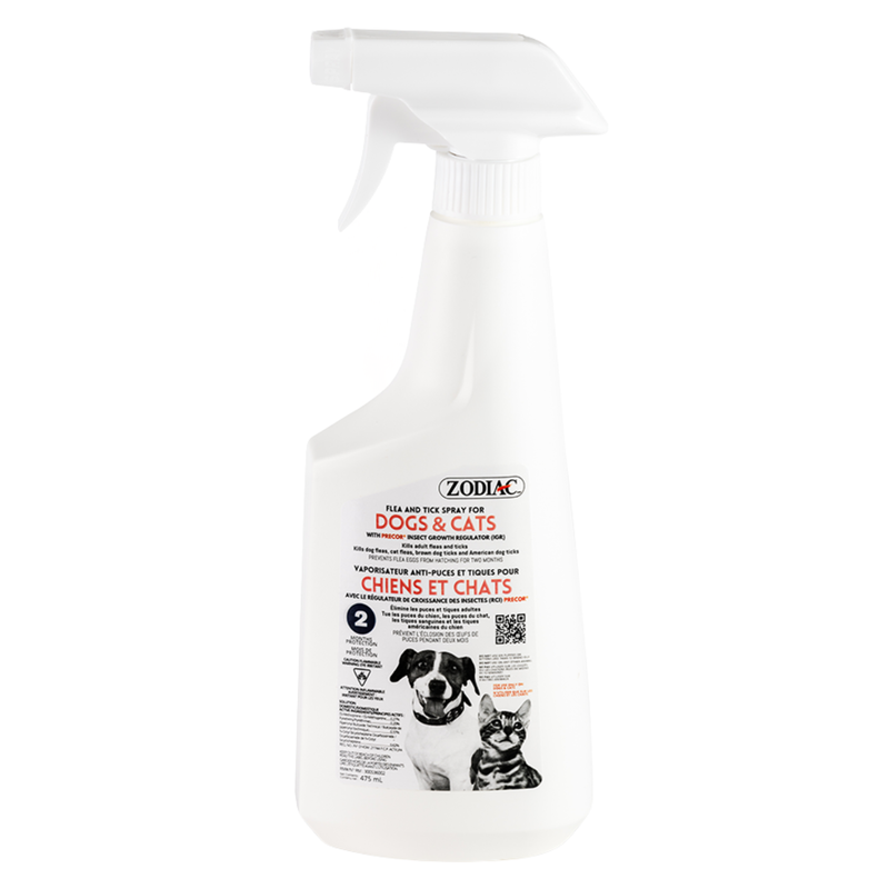 Flea & Tick Spray For Dogs & Cats - with PRECOR® Insect Growth Regulator (IGR)