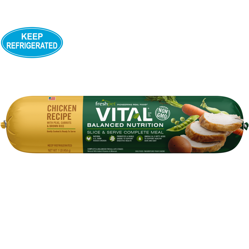 Cooked Dog Food - VITAL - Balanced Nutrition Chicken Recipe