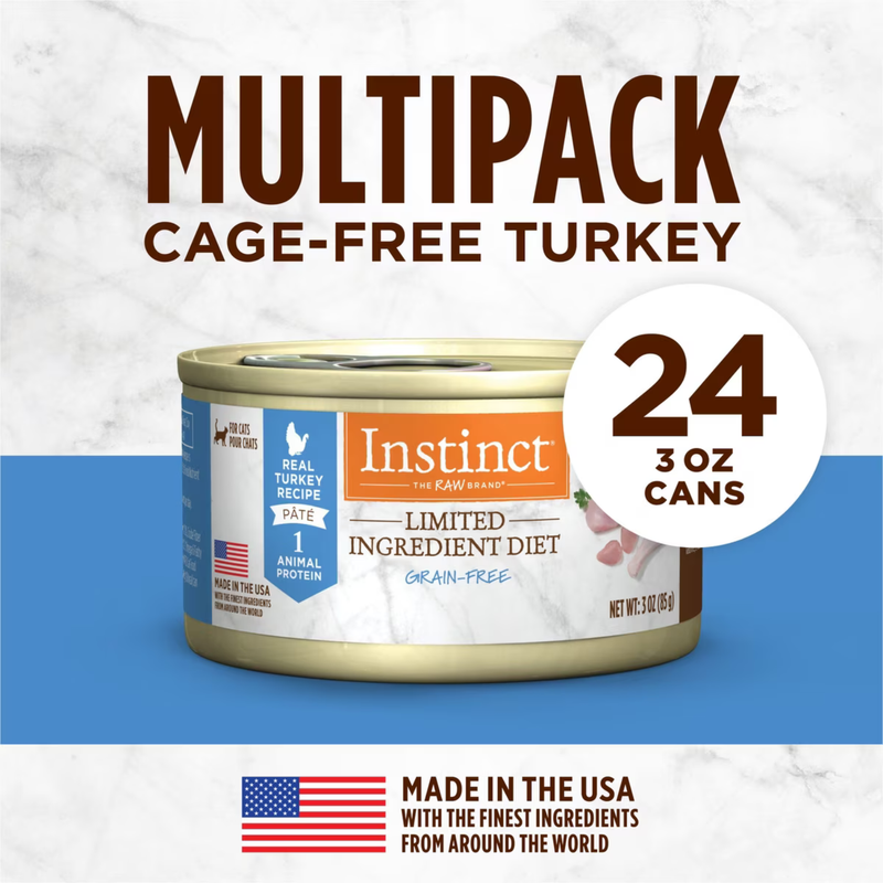 Canned Cat Food - LID - Real Turkey Recipe