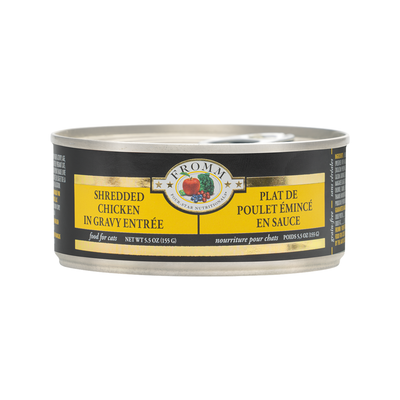 Canned Cat Food - FOUR STAR - Shredded Chicken in Gravy Entrée
