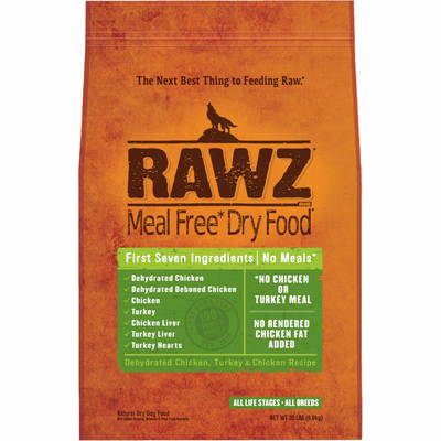 *(Please Use By 2026-05-18/ 2026-08-17)* Dry Dog Food - Meal Free Dehydrated Chicken, Turkey & Chicken Recipe - 20 Lb