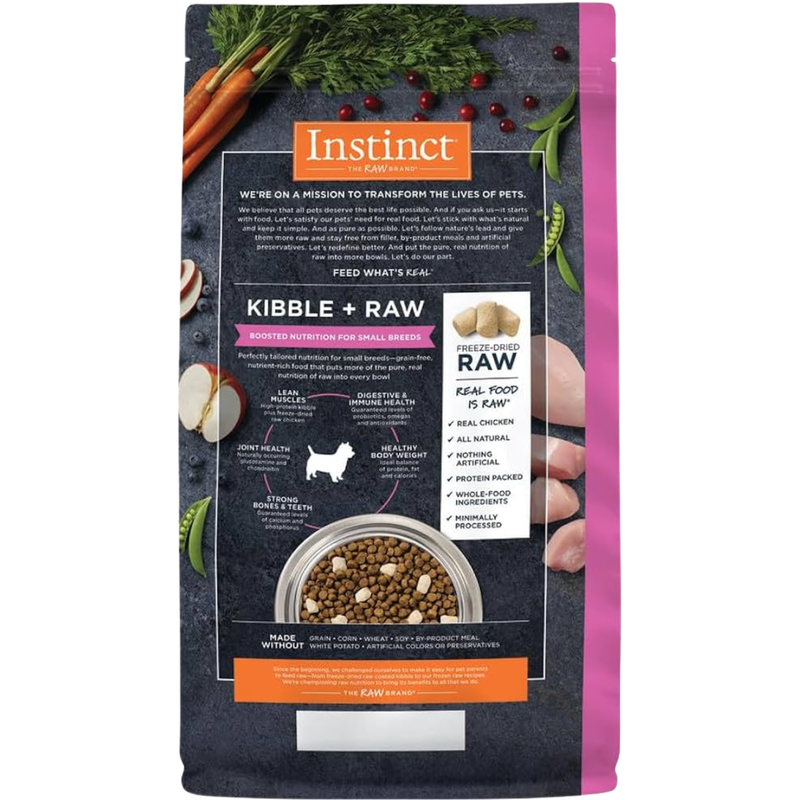 Dry Dog Food - RAW BOOST - Real Chicken Recipe - Small Breed