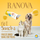 Freeze Dried Dog & Cat Treat - Quail Egg Yolk