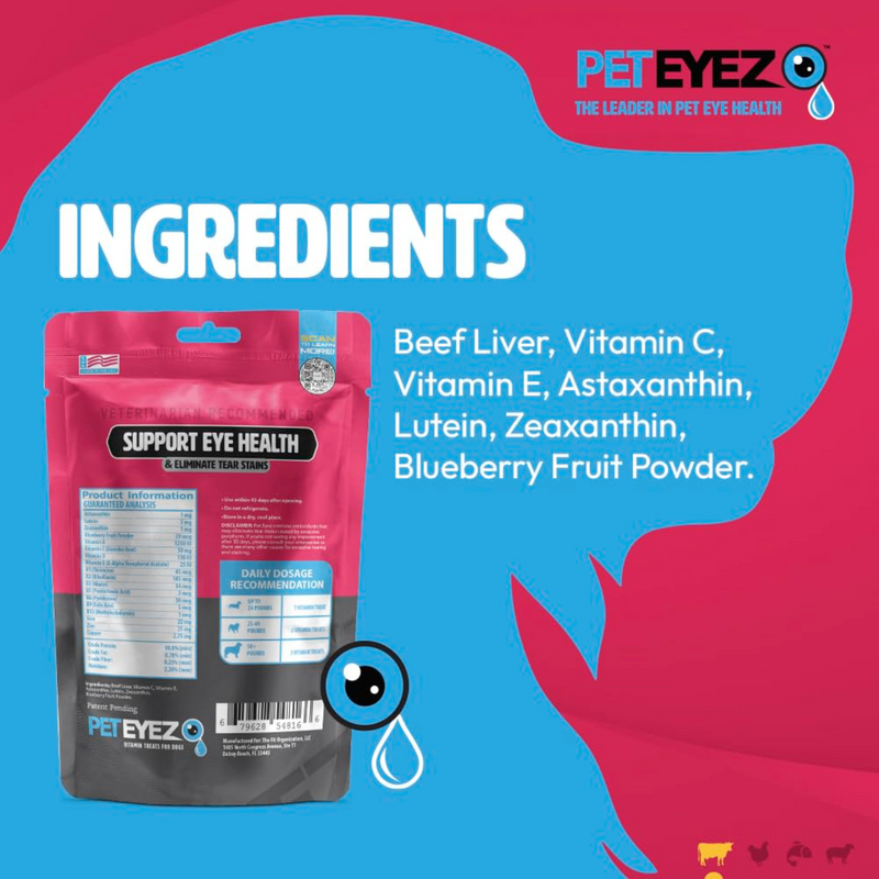 Traitement pour chiens séché - Traité de vitamines - Foie de bœuf - 1 oz