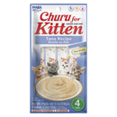 *(Please Use By 2026-11-06)* Creamy Cat Treat - CHURU For Kitten - Tuna Recipe - 0.5 oz tube, 4 ct