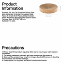 Cat Scratcher - Round Type