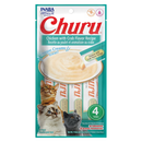 *(Please Use By 2026-09-13/ 2026-09-18)* Creamy Cat Treat - CHURU - Chicken with Crab Flavor Recipe - 0.5 oz tube, 4 ct