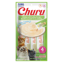 猫零食 - Churu Purée猫条 - 鸡肉扇贝 - 0.5盎司4条装
