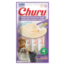Treat pour chat crémeux - Churu - poulet avec une recette de saveur de crevettes - tube de 0,5 oz, 4 ct