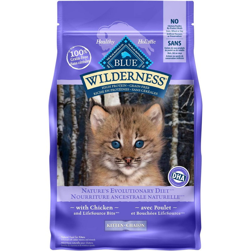 Dry Cat Food - BLUE Wilderness - Chicken Recipe - Kitten
