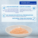 Traitement de chat crémeux - Churu Skin & Coat - Recette de poulet - tube de 0,5 oz, 4 ct