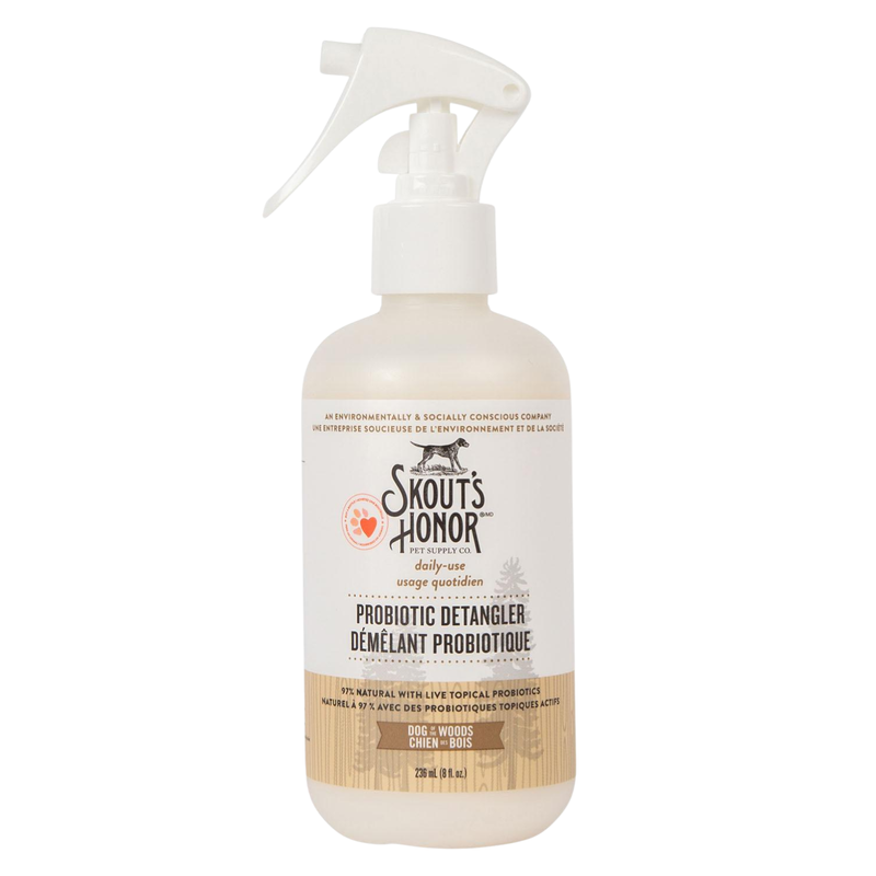Probiotic Detangler For Dogs & Cats - Dog of the Woods (Sandalwood & Vanilla)