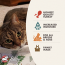 猫罐头 - FOUR STAR系列 - 火鸡肉肉丝佐肉汁主食配方 - 5.5盎司