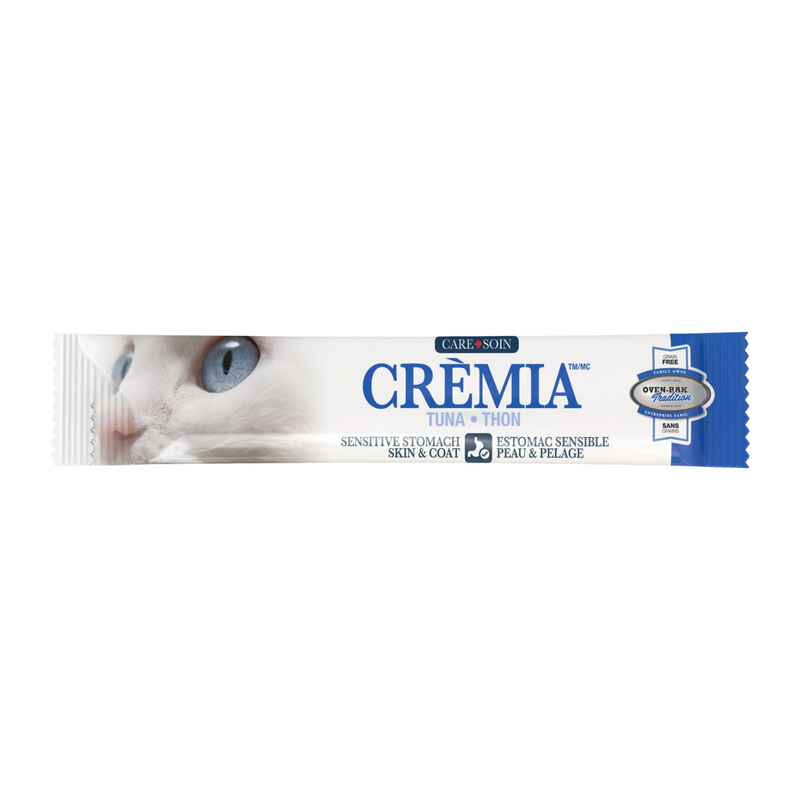 Lickable Cat Treat - Crèmia - Sensitive Stomach, Skin & Coat - Tuna Puree